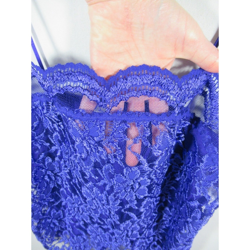 Vintage 80s 90s Delicates Satin & Lace Camisole Women Small Purple - Picture 2 of 6